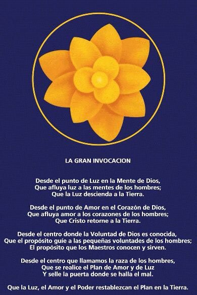 La Gran Invocación La Gran Invocación